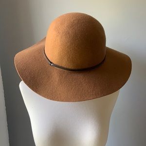 Brown floppy hat